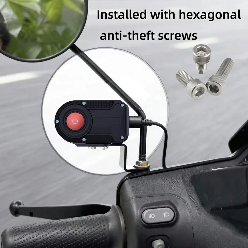 1080P HD Motorcycle Dash Cam IP66 Waterproof 170 Degree Wide Angle WiFi Camera for Riding Recording - 3