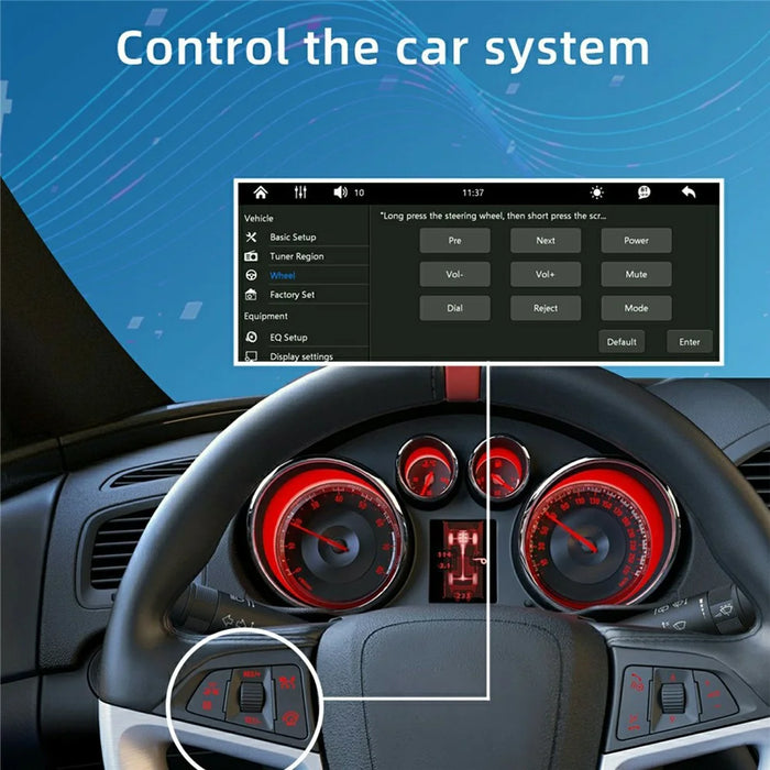 6292W 6.9 Inch Touchscreen Single DIN Car Stereo Radio Bluetooth-compatible Wireless CarPlay Android Auto FM Radio - 4