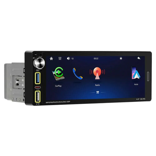 6290W 6.9 Inch Touch Screen Single Din Car Stereo Radio CarPlay Android Auto Bluetooth-compatible MP5 Player - 1