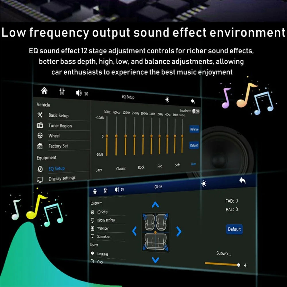 6290W 6.9 Inch Touch Screen Single Din Car Stereo Radio CarPlay Android Auto Bluetooth-compatible MP5 Player - 4