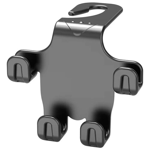 Car Seat Back Hook Multi-Functional Creative Storage Organizer for Car Interior Rear Seat Car Phone Holder - Black - 1