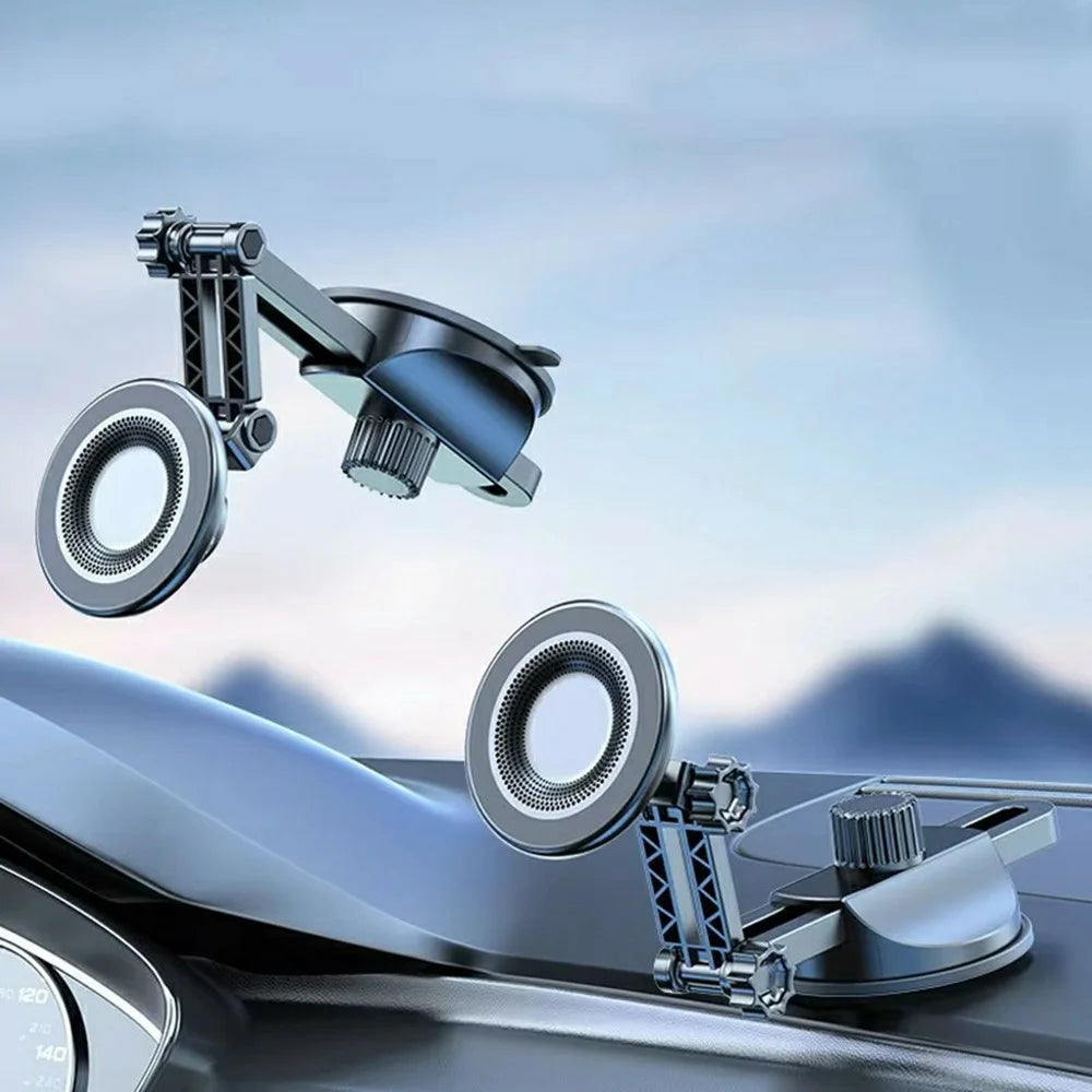 Car Mount Magnetic Phone Holder Dashboard Windshield Horizontal Vertical Creative Phone Navigation Stand - 5