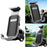 Motorcycle Bike Phone Mount Holder 360 Rotation Universal 4.7-7.1 Inch Adjustable Handlebar Stand - Black - 6
