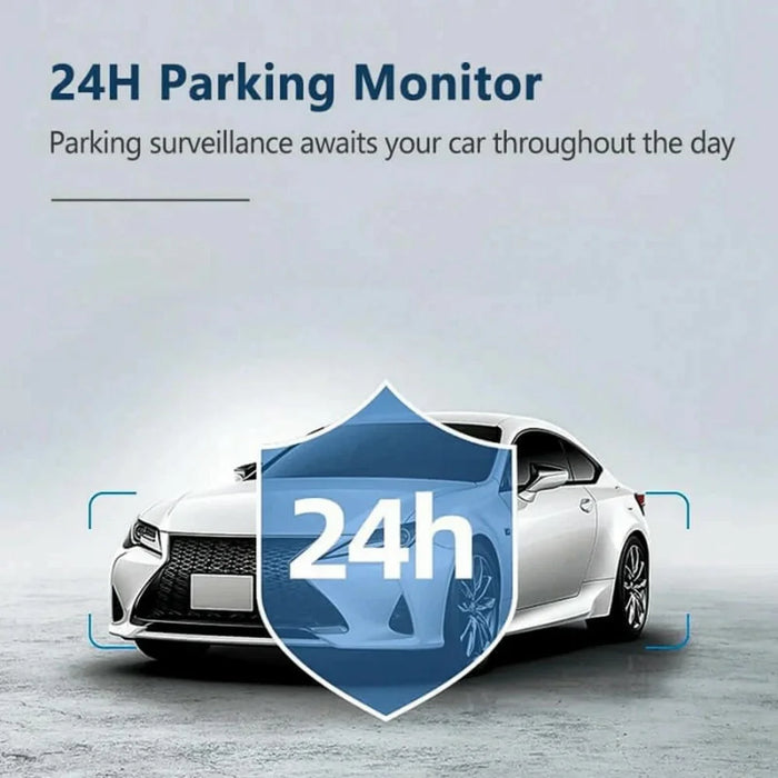 2K + 1080Px4 5 Channels 3.0 Inch Screen Car Dash Cam 24 Hour Parking Monitor Night Vision WiFi Camera Support OBD - Black - 6