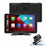 9 Inch Large Screen Allwinner V553 Wireless CarPlay Screen Multimedia Player with 4K + 1080P Front and Rear Dual Recording Dash Cam - Black - 2