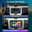 8 Inch CarPlay Android 9.0 Quad Core GPS Navigation Car Stereo Multimedia Player for Volkswagen 2003-2016, 2+32GB - Black - 4