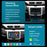 8 Inch CarPlay Android 9.0 Quad Core GPS Navigation Car Stereo Multimedia Player for Volkswagen 2003-2016, 2+32GB - Black - 5