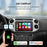 8 Inch CarPlay Android 9.0 Quad Core GPS Navigation Car Stereo Multimedia Player for Volkswagen 2003-2016, 2+32GB - Black - 6