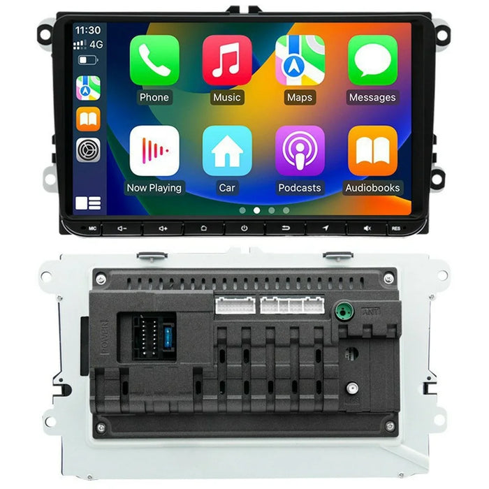 9 Inch CarPlay Android 9.0 Quad Core GPS Navigation Car Stereo Multimedia Player for Volkswagen 2003-2016, 2+32GB - Black - 2