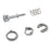 A7586 Car Front Left Door Lock Cylinder Repair Kit, OE: 604837167 - 1