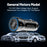 PD 30W Fast Charging Adapter Portable Dual Type-C Car Charger with LED Light Ring - Black - 5