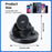360 Degree Rotatable Car Phone Mount Auto Clamp Dashboard Cellphone Holder Stand - Black - 7