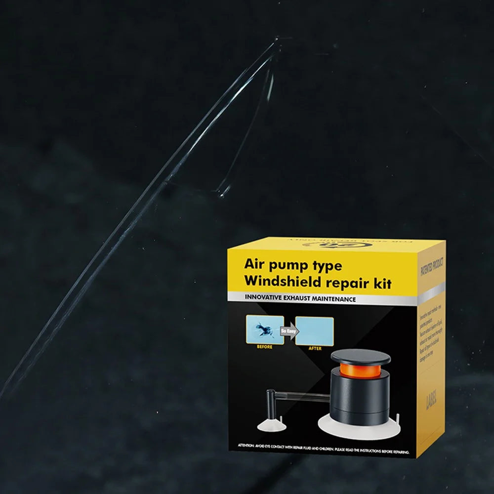 Car Windscreen Crack Repair Tool DIY Windshield Repair Air Pump Kit Glass Window Restoration Agent - 6