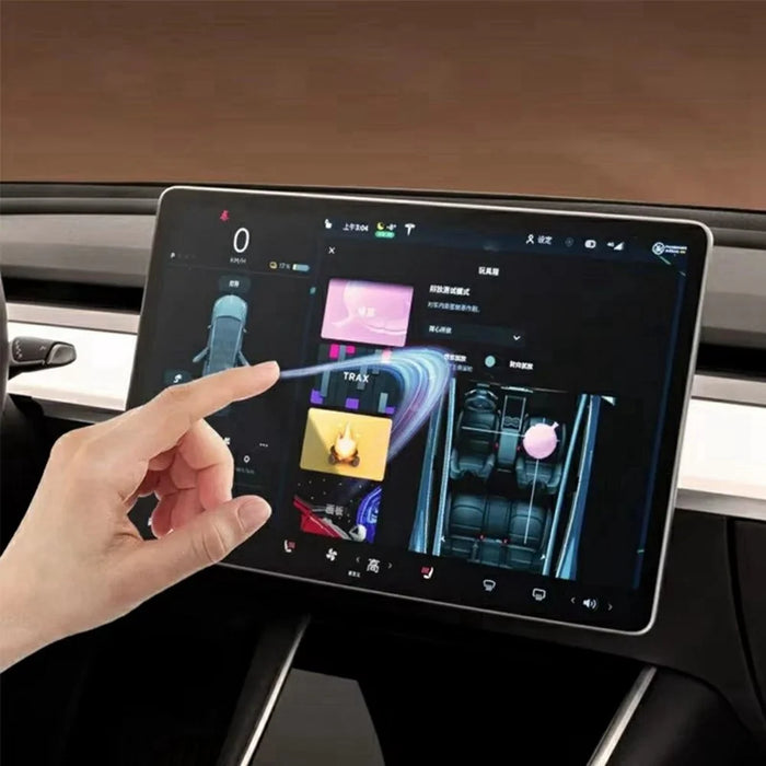 For Tesla Model 3 / Y (2023-2025) 15.4 Inch Car GPS Navigation Screen Protector Tempered Glass Film - 3