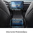 2Pcs / Set For Tesla Model 3 / Y (2023-2025) 15.4 Inch Front and 8 Inch Rear Screen Protector Anti-Glare Tempered Glass Film - 2