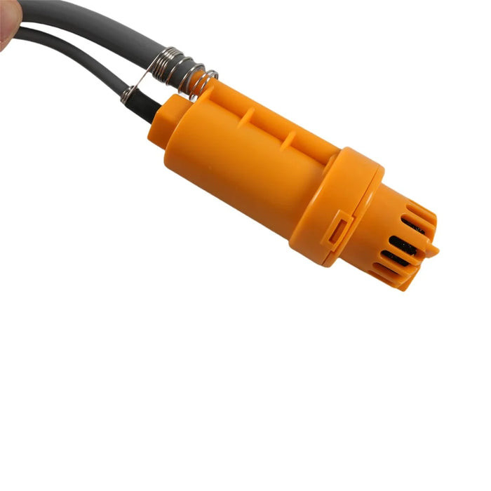 A6723 12V Car Cigarette Lighter Plug Portable Electric Water Pump Shower Device for Outdoor Camping Car Washing - Yellow - 7