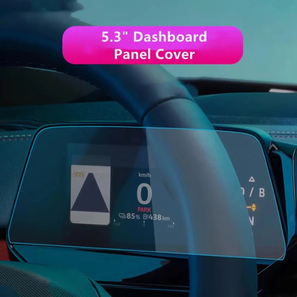 For ID.3 2021-2025 5.3 Inch Dashboard Screen Protector Anti-Fingerprint Tempered Glass Film - 2