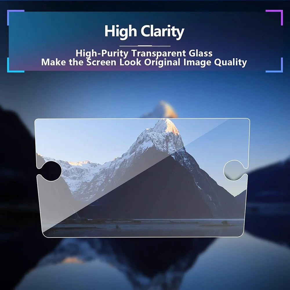 For T-ROC 2018 8 Inch Navigation Screen Protector 9H Hardness Shatterproof Tempered Glass Film (with Knob Holes) - 2