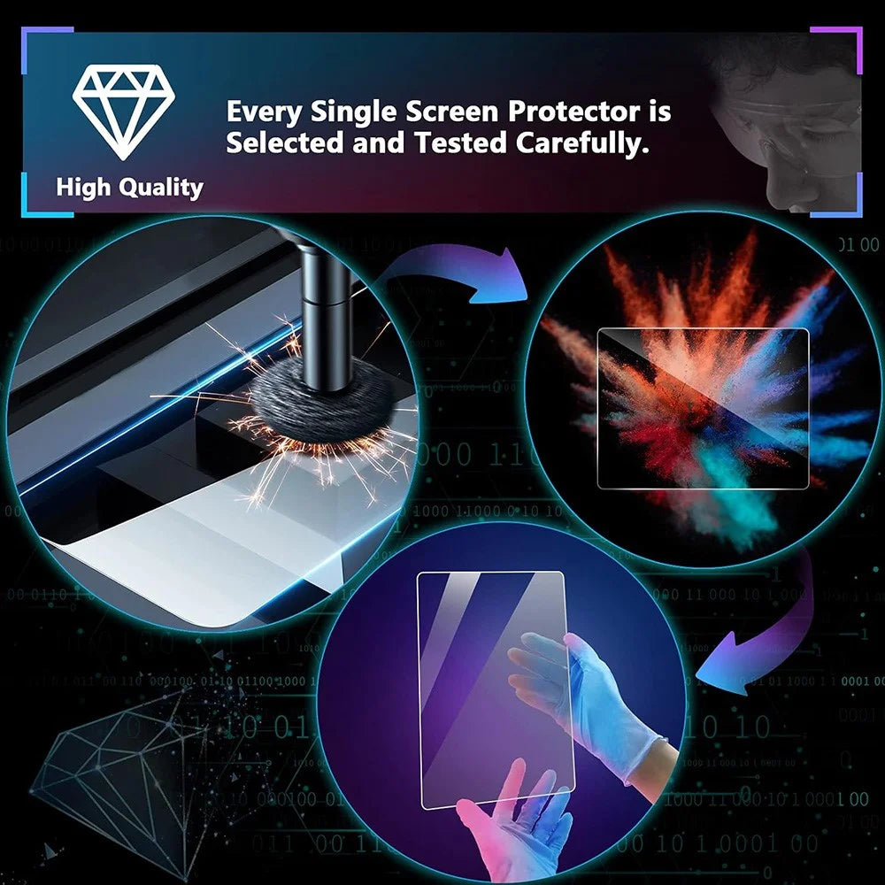 For T-ROC 2018 8 Inch Navigation Screen Protector 9H Hardness Shatterproof Tempered Glass Film (with Knob Holes) - 5