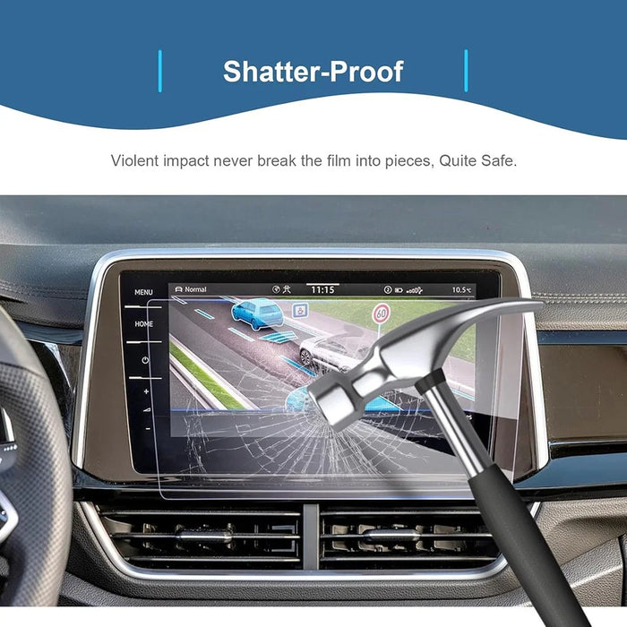 For T-ROC 2021-2025 9.2 Inch Navigation Screen Protector 9H Hardness Shatterproof Tempered Glass Film - 6