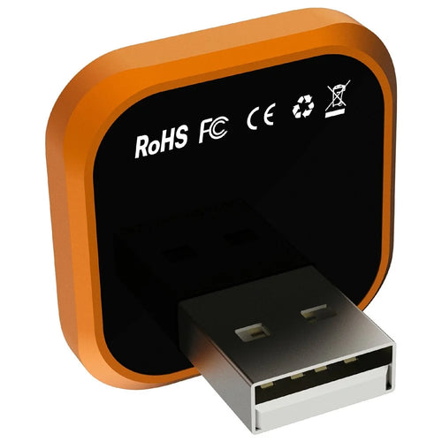 CP030-5 2 in 1 Wireless CarPlay Android Auto Adapter WiFi 6 Dual Band USB Dongle Car AI Box - Orange - 1