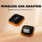 CP030-5 2 in 1 Wireless CarPlay Android Auto Adapter WiFi 6 Dual Band USB Dongle Car AI Box - Orange - 3
