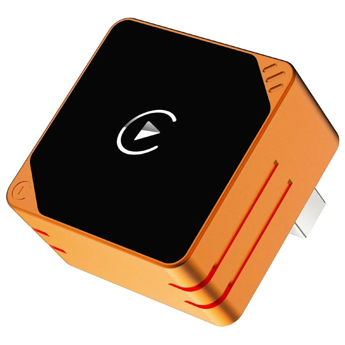 CP031-2 2 in 1 Wireless Car Adapter CarPlay Android Auto Plug and Play USB Dongle for iPhone Android - Orange - 1