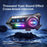 X3 PRO IP67 Waterproof Motorcycle Helmet Intercom Headset 1000m Range Noise Reduction Bluetooth-compatible Interphone with Hard Mic - 2