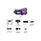 X3 PRO IP67 Waterproof Motorcycle Helmet Intercom Headset 1000m Range Noise Reduction Bluetooth-compatible Interphone with Hard Mic - 6