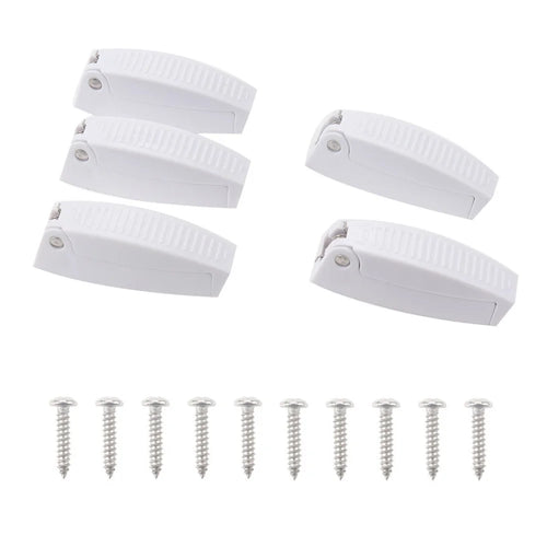 A5945 5PCS RV Trailer Door Holder Camper Door Hook Holder with Screws - 1