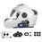 Q58Max 500m Range Motorcycle Helmet Bluetooth-compatible Intercom Headset FM Radio with LED Light, Hard Mic - 4