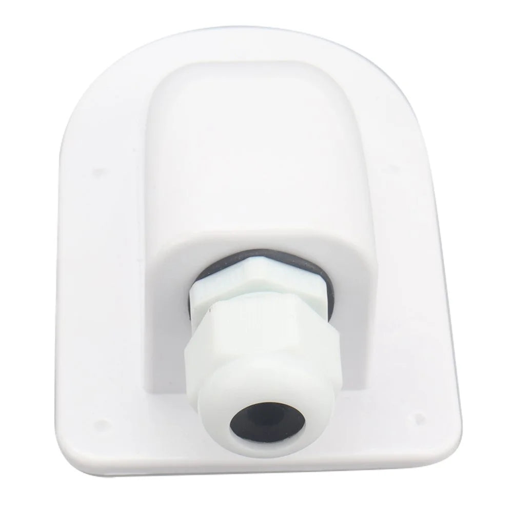 A6097 White Solar Single Cable Entry Gland Box Waterproof ABS Solar Entry Housing for RVs - 2