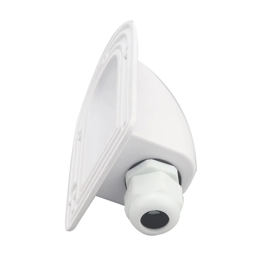 A6097 White Solar Single Cable Entry Gland Box Waterproof ABS Solar Entry Housing for RVs - 5
