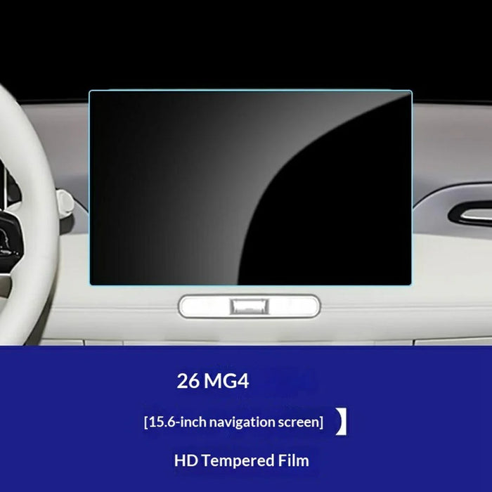 For MG4 2026 15.6 Inch Navigation Screen Film Anti Scratch HD Clear Tempered Glass Screen Protector - 2