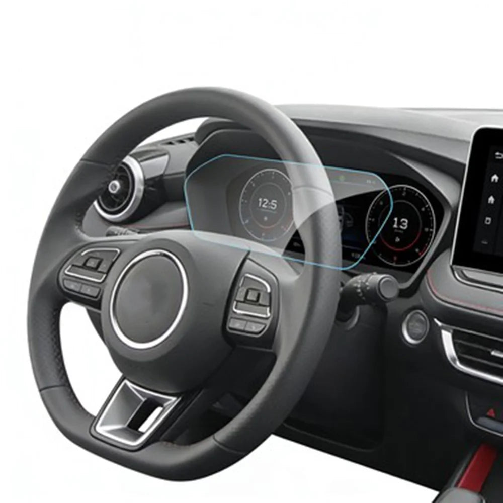 For Tayron 2019-2021 9.2 Inch Dashboard Screen Protector Anti-Fingerprint HD Clear Tempered Glass Film - 2
