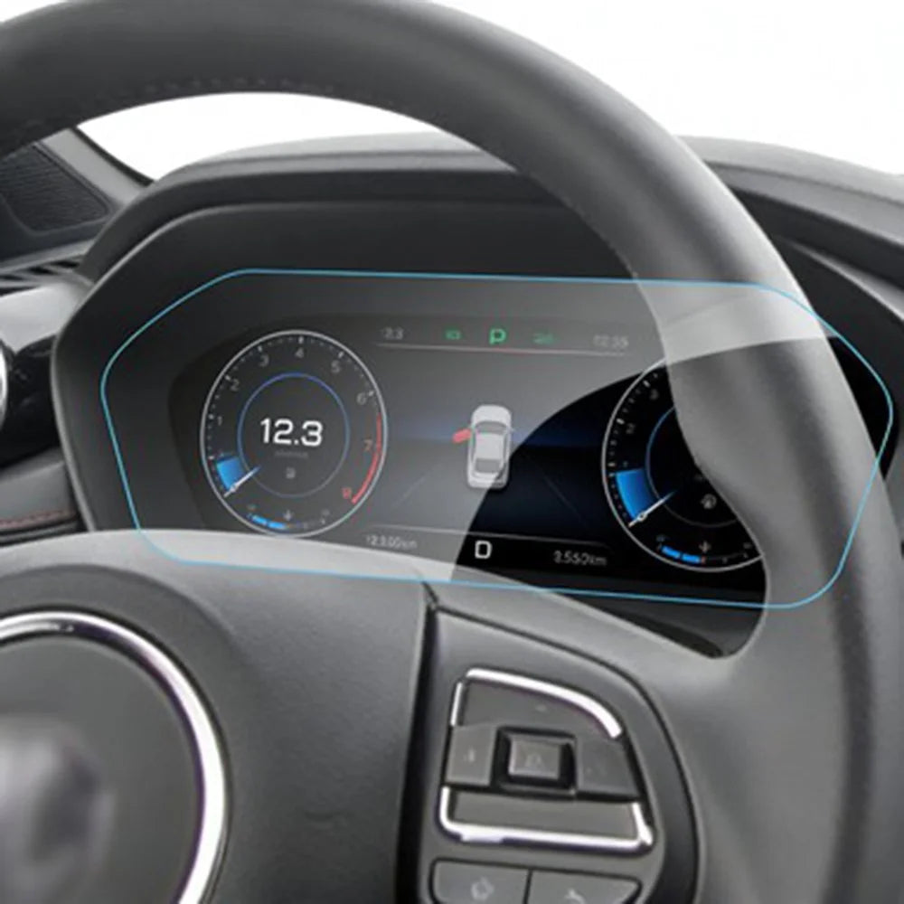 For Tayron 2019-2021 9.2 Inch Dashboard Screen Protector Anti-Fingerprint HD Clear Tempered Glass Film - 5