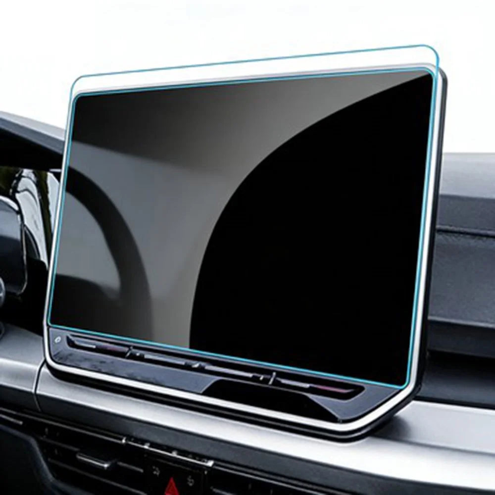 For Golf 2021-2024 8.25 Inch Navigation Screen Film Anti Scratch HD Clear Tempered Glass Screen Protector - 2