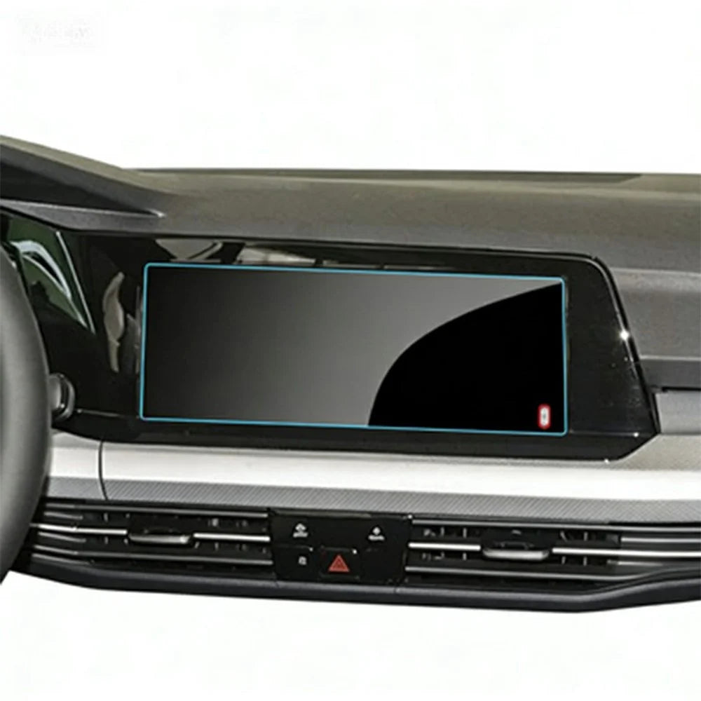 For Golf 2021-2024 10 Inch Navigation Screen Film Anti Scratch HD Clear Tempered Glass Screen Protector - 3