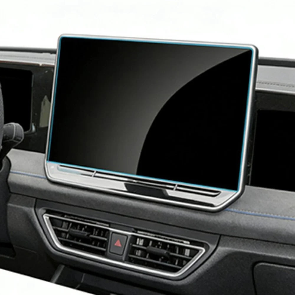 For Tiguan L Pro 2024-2026 Passenger Display Screen Film Anti Scratch HD Clear Tempered Glass Screen Protector - 1