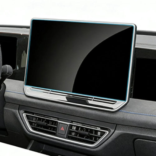 For Tiguan L Pro 2024-2026 Passenger Display Screen Film Anti Scratch HD Clear Tempered Glass Screen Protector - 1