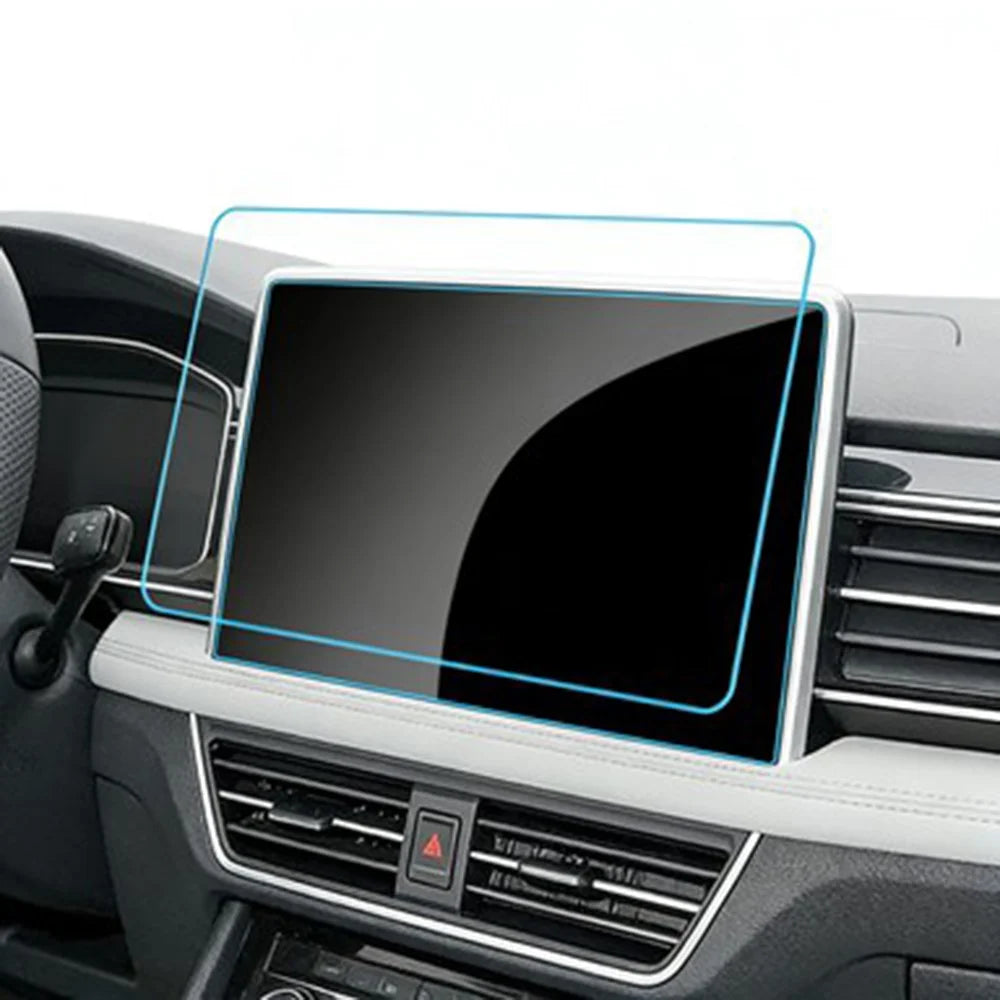 For Tiguan L 2022-2025 12 Inch Navigation Screen Film Anti Scratch HD Clear Tempered Glass Screen Protector - 2