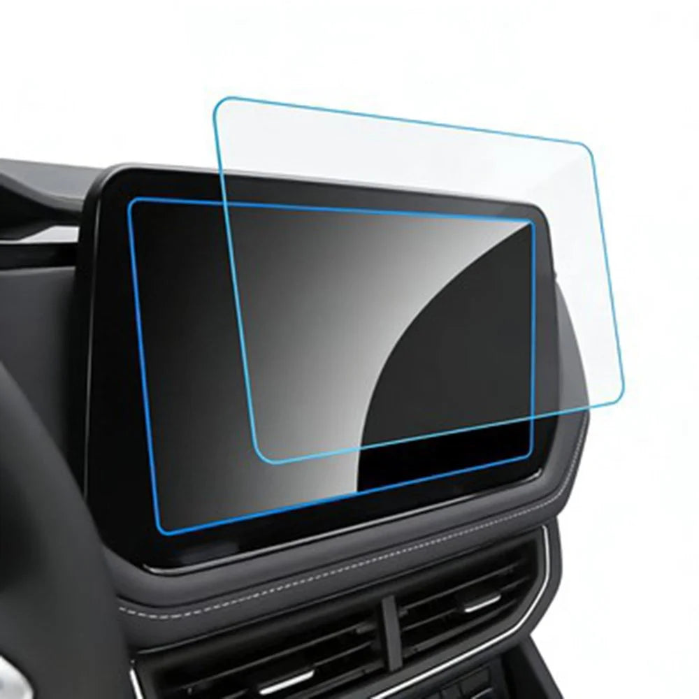 For Tiguan L 2022-2025 9.2 Inch Navigation Screen Film Anti Scratch HD Clear Tempered Glass Screen Protector - 2