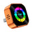 Q1A 4 in 1 CarPlay Android Auto AirPlay Mirror Link Adapter Bluetooth-compatible / WiFi Wireless AI Box USB Dongle - Orange+Colorful Symbol - 1