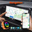 Q1A 4 in 1 CarPlay Android Auto AirPlay Mirror Link Adapter Bluetooth-compatible / WiFi Wireless AI Box USB Dongle - Orange+Colorful Symbol - 7
