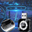 Q1AS 4 in 1 Wireless CarPlay Android Auto AirPlay MirrorLink Adapter Bluetooth-compatible / WiFi USB Dongle - Black+White Symbol - 4