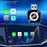 Q1AS 4 in 1 Wireless CarPlay Android Auto AirPlay MirrorLink Adapter Bluetooth-compatible / WiFi USB Dongle - Black+White Symbol - 6