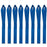 A3502 8PCS Blue Nylon ATV Hook Belt Motorcycle Tie Down Straps, Length: 32cm - 1