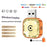 Q1AS 4 in 1 Diamond Cut Wireless CarPlay Adapter Wired to Wireless Android Auto AirPlay Mirror Link USB Dongle - Orange+Gold - 5