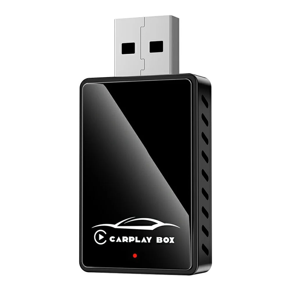 Q1BP 4 in 1 Wireless CarPlay Adapter AirPlay Mirror Link CarPlay Android Auto USB Dongle - Black - 1