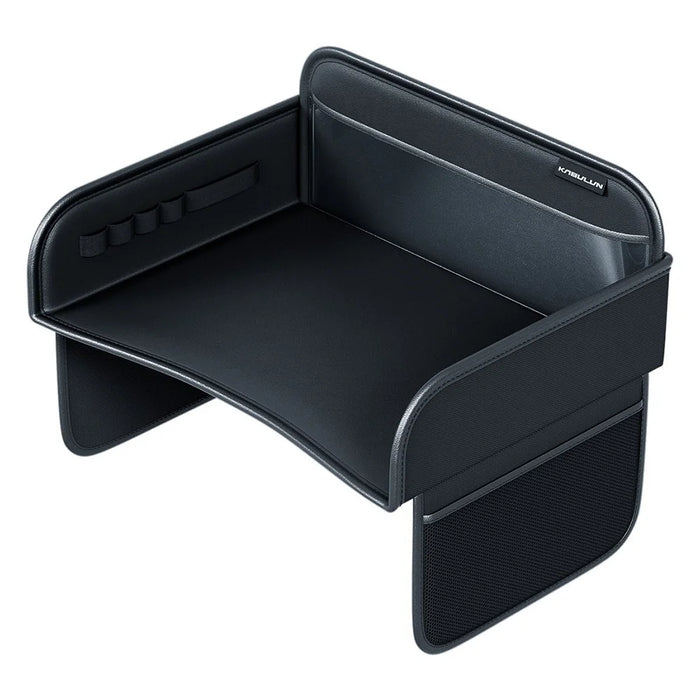KABULUN Car Safety Table Car Seat Back Organizer Kids Travel Tray Table with Storage Pockets for Children - 1